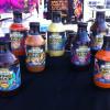 Kickass artwork on Bonfatto Wing Sauces & Marinades bottles