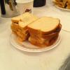 A stack of spicy peanut butter and jelly sandwiches for the contest of the same name, sponsored by Patter Fam Sauces.