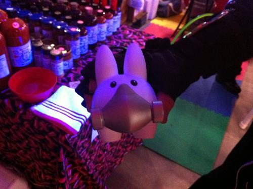 Inside the Defcon booth