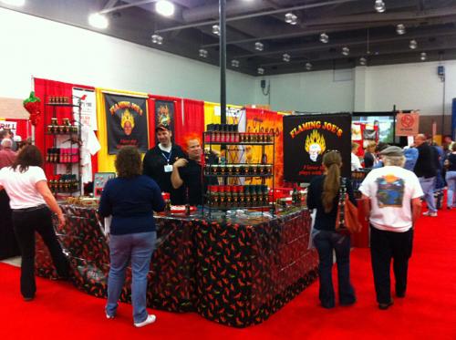 Flaming Joe's booth