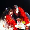 Michele Northrup and Lick-a-Thon winner Vic Clinco