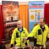New owner Barry Tippmann (right) in the The Mild to Wild Pepper and Herb Co. booth.