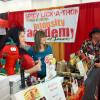Yahoo! TV's Chef Allison (in blue) interviewing Intensity Academy's Michele Northrop