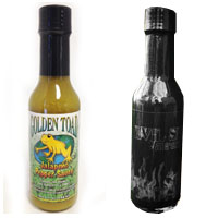 Golden Toad Jalapeno Pepper Sauce VS. Evil Seed Signature Sauce