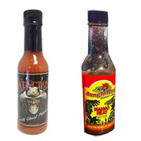 Benito's Original Naranja Hot Sauce VS. Hellfire Pure Hell Hot Sauce