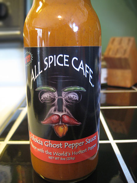 All Spice Cafe Jolokia Ghost Pepper Sauce
