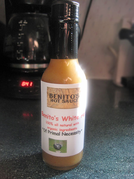 Benito's White Hot Sauce