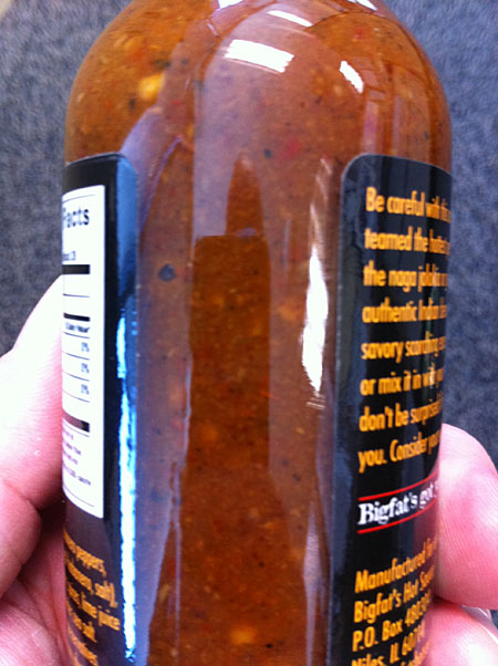 Big Fat's 8o8 Naga Jolokia Hot Sauce