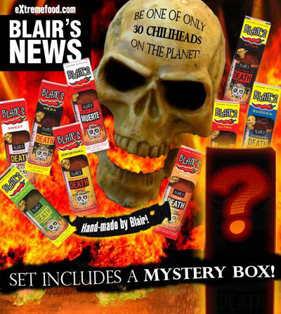 Blair's New Bottles and Boxes