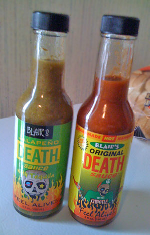 Blair's Original Death Sauce and Jalapeno Death Sauce