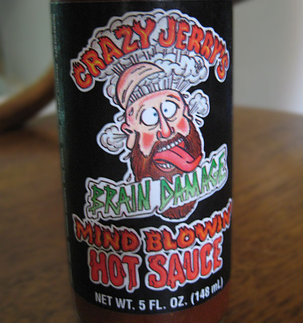 Crazy Jerry's Brain Damage Hot Sauce