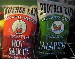 Brother Kane Hot Sauce and Jalapeno Potato Chips