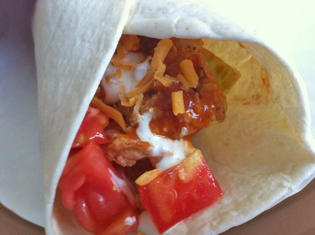 Buffalo Chicken Twister Wraps