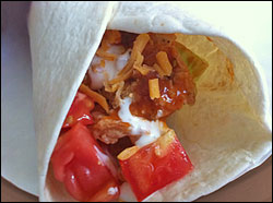 Buffalo Chicken Twister Wraps