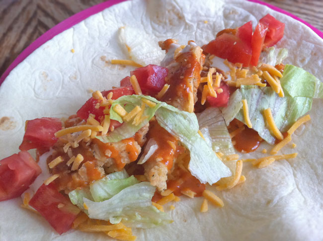 Spicy Buffalo Chicken Wraps