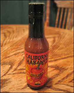 California Habanero Blends Ginger Garlic Habanero Sweet Hot Sauce