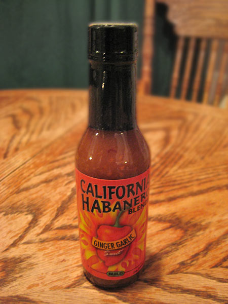 California Habanero Blends Ginger Garlic Habanero Sweet Hot Sauce