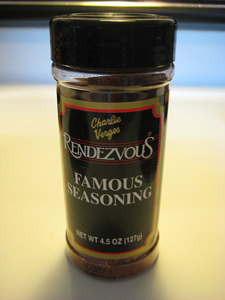 Charles Vergos' Rendezvous Famous Seasoning for Memphis-style dry ribs