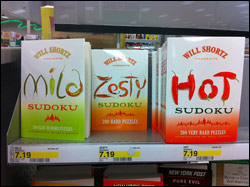 Will Shortz Chile Pepper Themed Sudoku Books