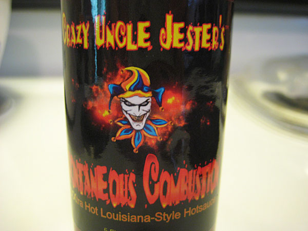 Crazy Uncle Jester's Spontaneous Combustion Hot Sauce