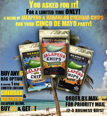 Deano's Jalapenos AND Habaneros? Take Advantage of This Limited Run Mix Offer Through May 5th
