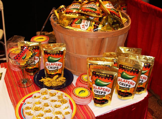 The Deano's Jalapeno's Booth at the Fiery Foods Show in Albuquerque, New Mexico in March 2010