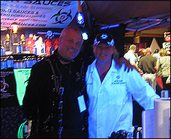 John and Maggie Dilley at the Defcon Booth