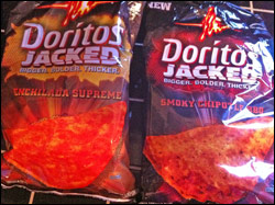 Review Bites - Spicy Snack Mini Reviews - Planters Five Alarm Chili Peanuts and Doritos Jacked Chips