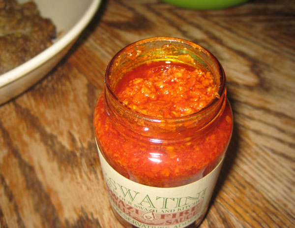 Swazi Kitchen's Swazi Fire Chilli Sauce