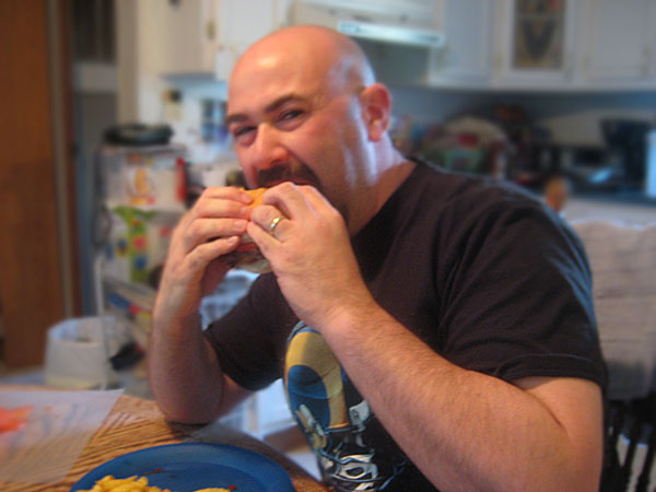 Four Horsemen Burger on Man v. Food