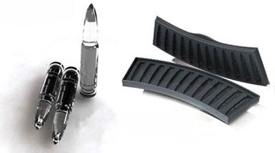 Bullet-Shaped Ice Cube Tray