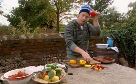 Peppers and Chillies Featured on Jamie at Home Season One