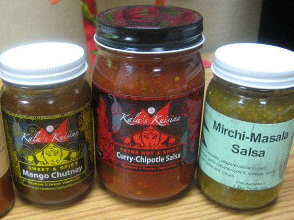 Kala's Kuisine Salsas and Chutney
