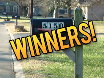 Winners in the Newsletter Subscriber Contest