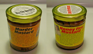 Murder Mustard and Honey Fire Mustard