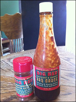 Peppahead Brand Big Red Rub and BBQ Sauce