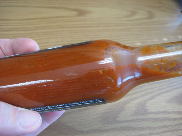 98 Octane Ghost Pepper Hot Sauce texture and consistency