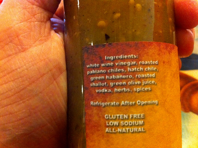 Race City Sauce Works El Verde Sucio The Dirty Green Roasted Poblano & Green Olive Vinaigrette