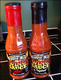 Rippin' Red Original and Hot Wing Sauces