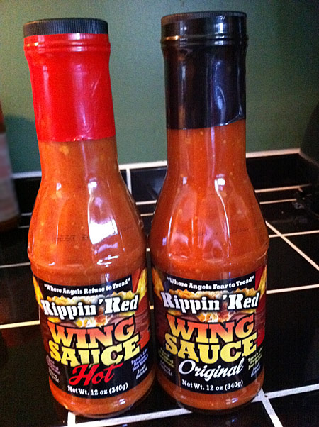 Rippin' Red Original and Hot Wing Sauces