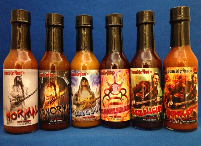 Guns N' Roses Bumblefoot Ron Thal Launches Hot Sauces Products Line via CaJohn's Fiery Foods