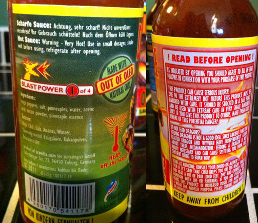 Scovilla Dragonfire Hot Sauces - Beast Killer, Number One, Ultra Blast and End of Time