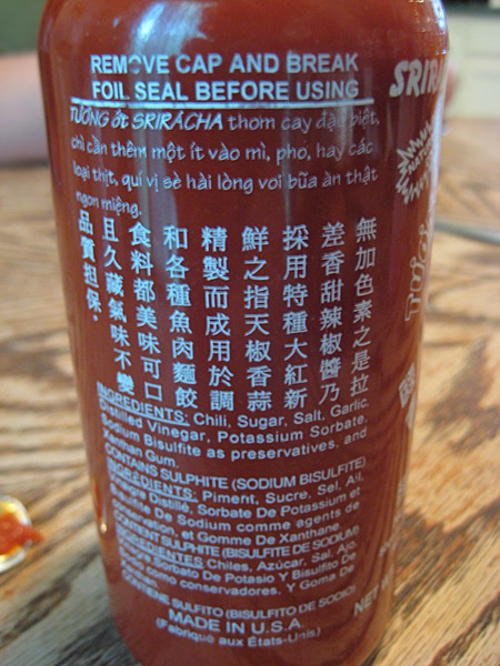 Sriracha Hot Sauce