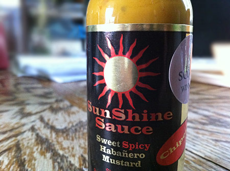 Sunshine Sauce Sweet Hot Habanero Mustard