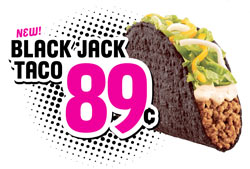 Taco Bell Black Jack Taco