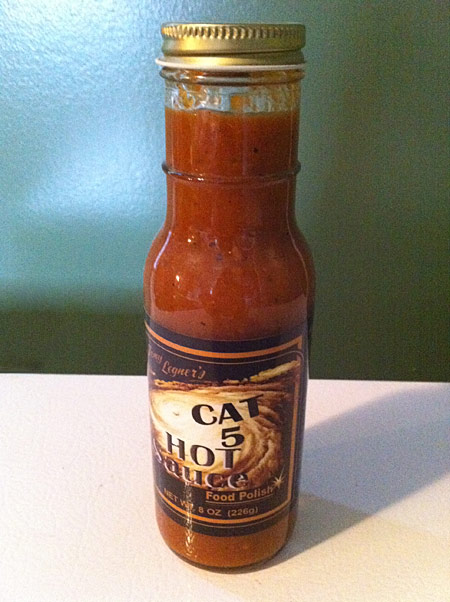 Tony Legner's Cat 5 Hot Sauce Food Polish