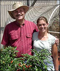 Danise Coon and Dr. Paul Bosland