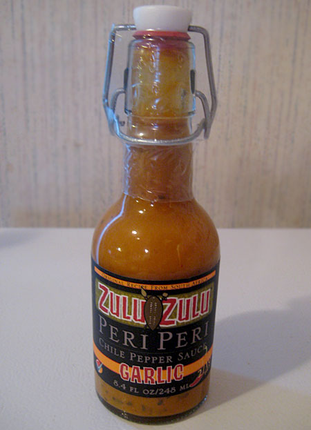 Zulu Zulu Peri Peri Garlic Chile Pepper Sauce