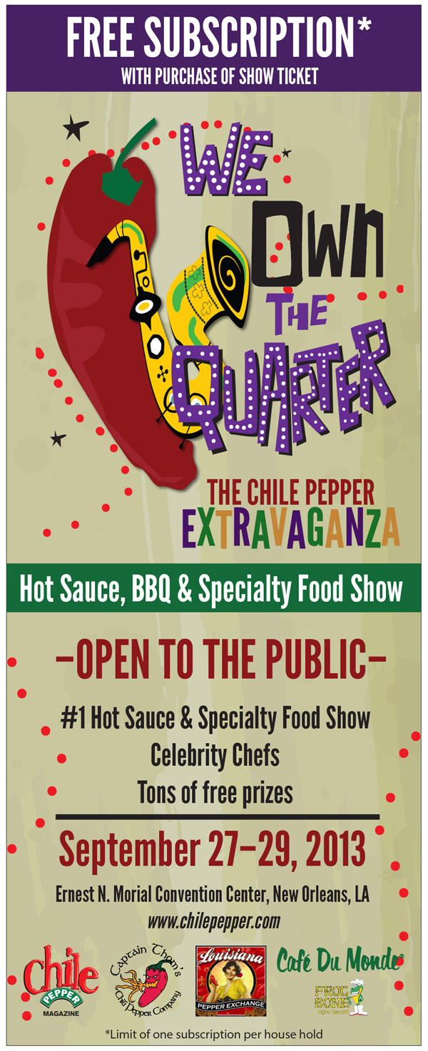 Chile Pepper Extravaganza - New Orleans Hot Sauce Show