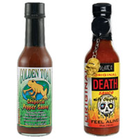 ultimate-hot-sauce-showdown-first-round-golden-toad-chipotle-vs-blairs-original-death-sauce